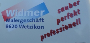 Malerarabeiten aber professionell und perfekt
